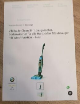 Haushaltsgerät Nass und Trockensauger - Hannover
