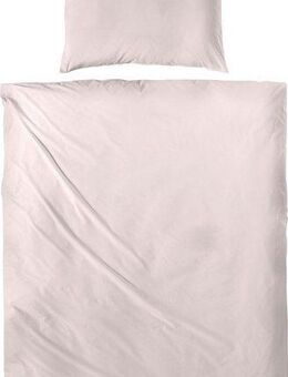 Primera Bettwäsche Uni Luxus-Satin in Gr. 135x200, 155x220 oder 200x200 cm, Satin, 2 teilig, Bettwäsche aus Baumwolle, unifarbene Bettwäsche mit Reißverschluss