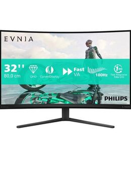 Philips 32M2C3500L Curved-Gaming-Monitor (80 cm/32 ", 2560 x 1440 px, QHD, 1 ms Reaktionszeit, 180 Hz, VA LCD)