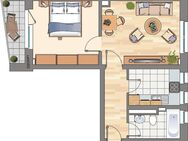 2-Zimmer-Wohnung in Gelsenkirchen Resser Mark - Gelsenkirchen