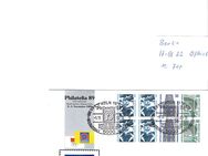 Berlin, Heftchenblatt, Briefmarken, Zusammendruck, H-Bl 22, Brief - Erftstadt