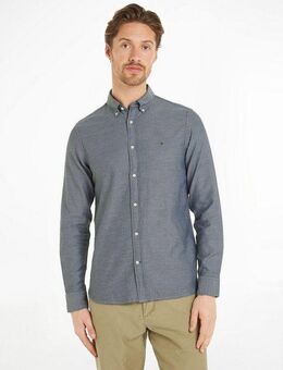 Tommy Hilfiger Langarmhemd FLEX DOBBY SF SHIRT mit Knopfleiste