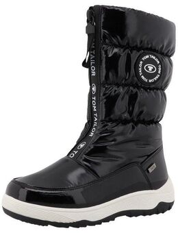 TOM TAILOR Winterstiefel, Plateau, Outdoorstiefel, Schneestiefel mit Logoverzierungen