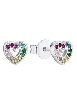 Prinzessin Lillifee Paar Ohrstecker Herz 2031166, mit Zirkonia (synth)