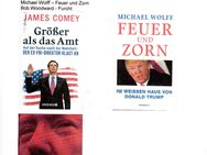 Sammlung 3 Bände (Konvolut) Präsident Trump – Ausgewählte Bücher (U.a. Comey;Wolff;Woodward) - Krefeld