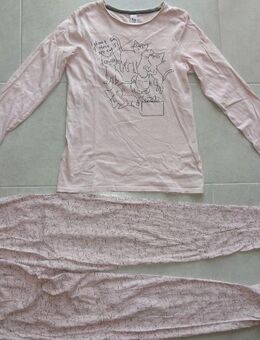 Mädchenschlafanzug mit Katzenmotiven zu verkaufen *Größe 170* - Walsrode