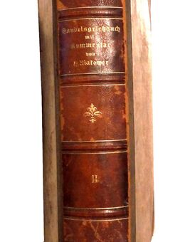 Handelsgesetzbuch, Makower 1900, BESONDERHEIT - Umlauf im deutschen Kriegsgefangenenlager - Dresden