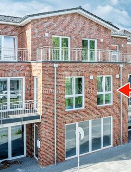 Moderne Obergeschosswohnung mit Balkon - Erstbezug im Stadtkern von Papenburg - Papenburg