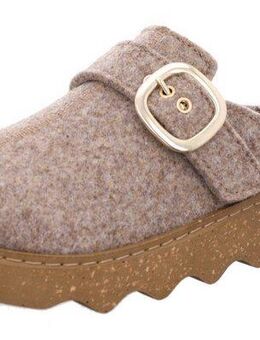 Rohde FOGGIA Pantoffel Hausschuh, Schlappen, Clog mit Plateausohle