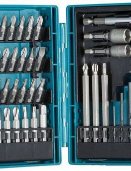 Makita Bohrer- und Bitset B-54106, 38-St., 38-tlg., inkl. Aufbewahrungskoffer