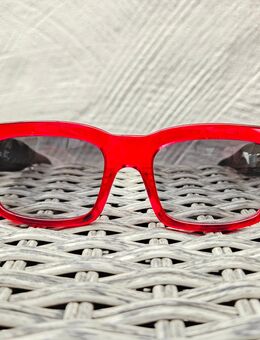 Otmar Alt Sonnenbrille Kunststoff rot/schwarz Vintage Rarität - Grevenbroich