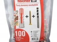 100x Fischer Duopower-Dübel 8x40 mm mit 5,0x50mm Schraube Bohrer Set 20131440 - Wuppertal
