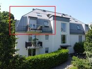 Maisonette mit Galerie, Einbauküche und Balkonblick ins Grüne - München