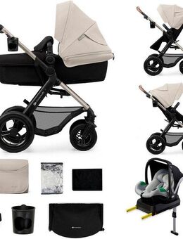 Kinderkraft Kombi-Kinderwagen MOOV 2 4in1 AIR, (Set), mit Luftreifen