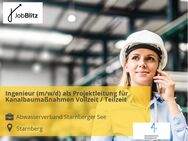 Ingenieur (m/w/d) als Projektleitung für Kanalbaumaßnahmen Vollzeit / Teilzeit - Starnberg