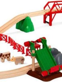 BRIO® Spielzeug-Eisenbahn Großes Bahn Bauernhof-Set, (30-tlg), FSC® - schützt Wald - weltweit