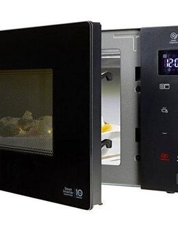 LG Mikrowelle MH 6535 GIS, Grill, 25 l, Smart Inverter Technologie, echte Glasfront