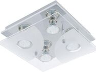 EGLO LED Deckenleuchte CABI, LED wechselbar, Warmweiß, LED Deckenlampe