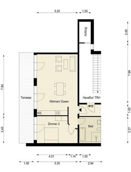 Dachgeschoß zum Sofortbezug / 2,5 Zimmer / großes Bad mit Dusche und Wanne / Terrasse / Lift / hohe Räume - Berlin
