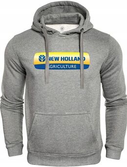 NEW HOLLAND PREMIUM Kapuzenpullover Hoodie Sweatshirt Pullover Pulli Herren grau Set5436 - Wuppertal