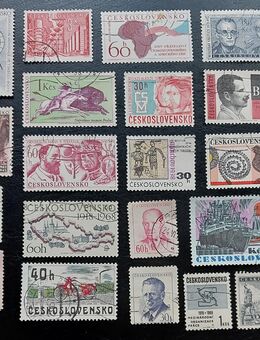 20 Briefmarken Tschechoslowakei, gestempelt, von 1953 bis 1975 - Leverkusen