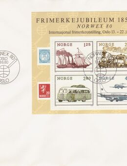 Briefmarken Block Norwegen (246) - Hamburg
