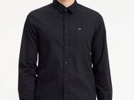 Calvin Klein Langarmhemd SLIM FIT STRETCH POPLIN mit Kentkragen