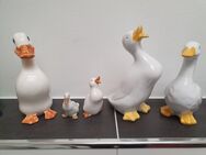 5 Dekogänse Keramikgänse - Meerbusch