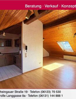 Hübsche 3 ZKB-Dachgeschosswohnung in ruhiger Lage - Eltville (Rhein)