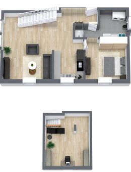 Gepflegte 3-Zimmer-Maisonette mit Studio und Garage - perfektes Zuhause in Laaber! - Laaber