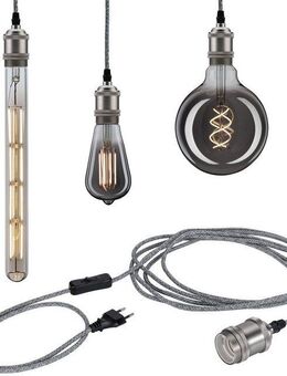 Paulmann Pendelleuchte Eldar, Ein-/Ausschalter, ohne Leuchtmittel, E27