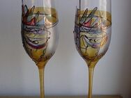 2 Joska Kristall Sektkelche Murano-Design Gläser Prosecco Glaskunst Deko-Objekte neu - Landsberg (Lech)