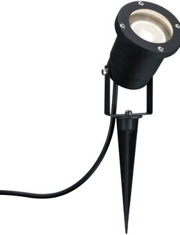 Paulmann LED Gartenstrahler Outdoor 230V Garden Spotlight IP65 GU10 3,5W 230V Schwarz Aluminium, LED fest integriert, Warmweiß, GU10, IP65