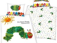 Babybettwäsche Die kleine Raupe Nimmersatt, Renforcé, mit tollem Motiv