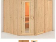 Karibu Sauna Marit, BxTxH: 231 x 196 x 198 cm, 68 mm, (Set) ohne Ofen