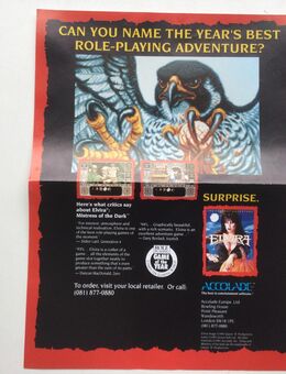 Commodore Amiga Vintage Spiel Werbung Sammler Elvira - Fulda