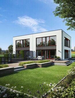Schnell sein - eine Hälfte ist bereits reserviert! Kubisches Doppelhaus inklusive Grundstück in Gräfelfing - Gräfelfing