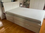 Bett mit Kopfteil und Matratze - Tübingen
