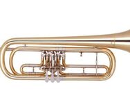 Miraphone B - Basstrompete Modell 3711000 Goldmessing. Neuware - Hagenburg