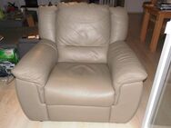 Echt-Leder Design Sessel Calia Italia Gaia? taupe UVP 1299,- - Flensburg