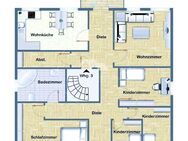 Großzügiges Wohnen auf einer Etage - 5-Zimmer-Wohnung mit Balkon in Beratzhausen - Beratzhausen
