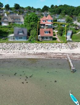 Bockholm: Traumgrundstück direkt an der Flensburger Förde mit Architekten-Villa und Strandhaus. - Glücksburg (Ostsee)