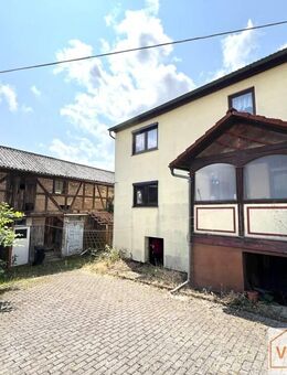 Ländliche Ruhe genießen - Doppelhaushälfte mit viel Platz in 98617 Helmershausen! - Rhönblick