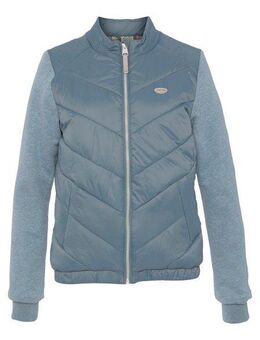 Ragwear Steppjacke ZABAVA wärmende Steppqualität und Sweatware im Mix