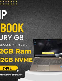 HP Zbook Fury G8,4K Touch,Intel Core i7-11850H,32GB Ram,512GB NVME SSD - Frankfurt (Main) Griesheim