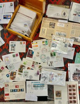 400 Stk Erstagsbriefe FDC 1950-90 Bund DDR Schweiz Lichtenstein - Köln