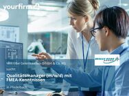 Qualitätsmanager (m/w/d) mit FMEA-Kenntnissen - Pfedelbach