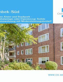 Zwischen Alster und Stadtpark: Solide Eigentumswohnung mit Renovierungsbedarf! - Hamburg