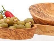 Olivenholz-erleben Dipschale, Holzwerkstoff, (Set, 3-tlg), Olivenholz