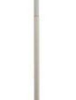 EGLO Stehlampe NOVAFELTRIA, LED fest integriert, Warmweiß, Stehleuchte, Nickel-Matt und Weiß, Lampe mit Tritt-Schalter